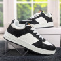 Кросівки кеди жіночі білі із чорним Swin-shoes 4218