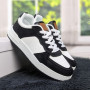 Кросівки кеди жіночі білі із чорним Swin-shoes 4218