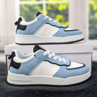 Кросівки кеди жіночі білі з блакитним Swin-shoes 4218