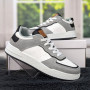 Кросівки кеди жіночі білі з сірим Swin-shoes 4218