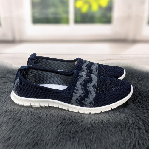 Мокасини жіночі сині текстильні Gipanis Україна 2599