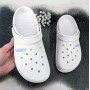 Сабо кроксы женские пена белые Dago Style 4363