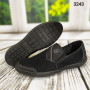 Мокасини тапочки чоловічі сітка чорні Dago Style 3243