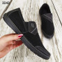 Мокасини тапочки чоловічі сітка чорні Dago Style 3243