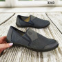 Мокасини тапочки чоловічі сітка сірі Dago Style 3243