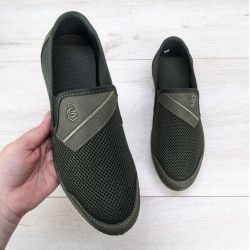 Мокасини чоловічі літні сітки хакі Dago Style 3243_2