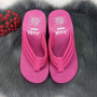 В'єтнамки жіночі малинові м'які на платформі "АМН" 2756