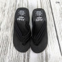 В'єтнамки жіночі чорні м'які на платформі "АМН" 2756