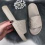 Шлепанцы женские сланцы пенковые бежевые Dago Style 4045