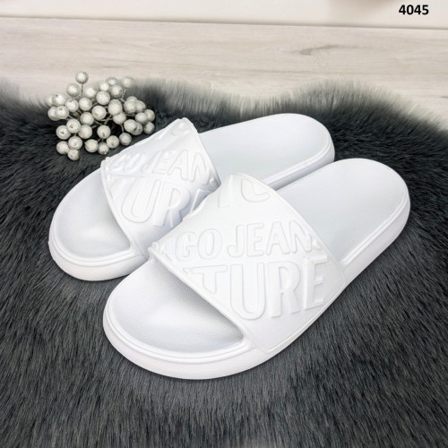 Шлепанцы женские сланцы пенковые белые Dago Style 4045