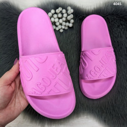 Шльопанці жіночі сланці пінкові рожеві Dago Style 4045