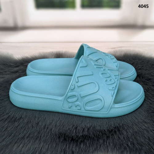 Шльопанці жіночі сланці пінкові кольору морської хвилі Dago Style 4045