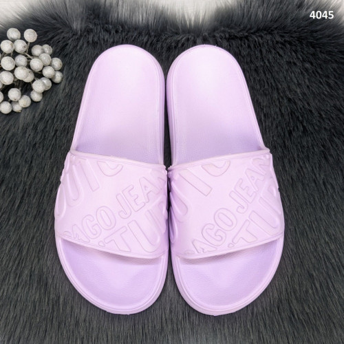 Шлепанцы женские сланцы пенковые лавандовые Dago Style 4045