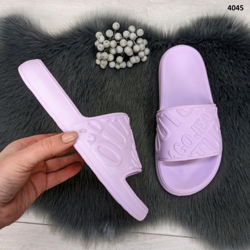 Шлепанцы женские сланцы пенковые лавандовые Dago Style 4045