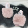 Шлепанцы женские Fashion меховые розовые 2764_3
