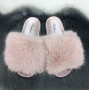 Шлепанцы женские Fashion меховые розовые 2764_3