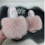 Шлепанцы женские Fashion меховые розовые 2764_3