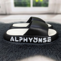 Шльопанці жіночі сланці пінкові чорні Alphygnse 4170