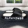 Шльопанці жіночі сланці пінкові чорні Alphygnse 4170