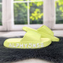 Шльопанці жіночі сланці пінкові салатові Alphygnse 4170