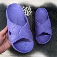 Шльопанці жіночі сланці пінкові фіолетові (вістерія) Dago Style 4364