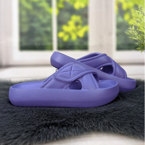 Шльопанці жіночі сланці пінкові фіолетові (вістерія) Dago Style 4364