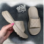 Шлепанцы женские сланцы пенковые бежевые Dago Style 4366