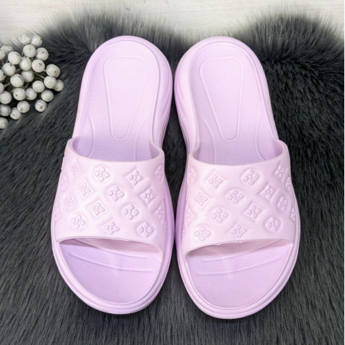 Шльопанці жіночі сланці пінкові лавандові Dago Style 4366
