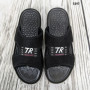 Шлёпанцы мужские черные текстильные Trioshoes 3397