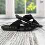 Шлёпанцы мужские черные текстильные Trioshoes 3397