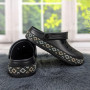 Сабо кроксы женские пена черные вышиванка Dago Style 4399_2