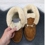 Черевики жіночі зимові замшеві з опушкою Dago Style рудого кольору 4557