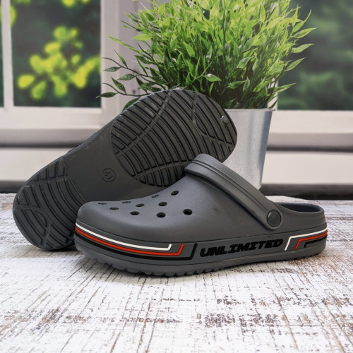 Сабо крокси чоловічі Dago Style сірі 3860