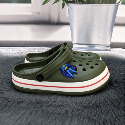 Кроки дитячі для хлопчика Luck Line кольору хакі 5108_2