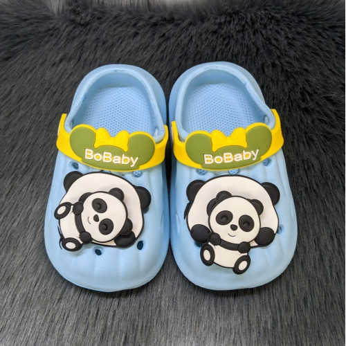 Кроки дитячі для хлопчика Fashion блакитні з пандою 5654