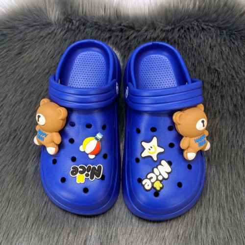 Кроки дитячі для хлопчика Fashion сині з ведмедиком 5655
