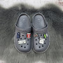  Кроксы детские для мальчика Dago Style серые 1228-5