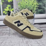 Кроссовки мужские Гипанис песочного цвета эко-кожа с сеткой 3881
