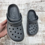 Кроксы сабо подростковые Dago Style серые для мальчика 5661