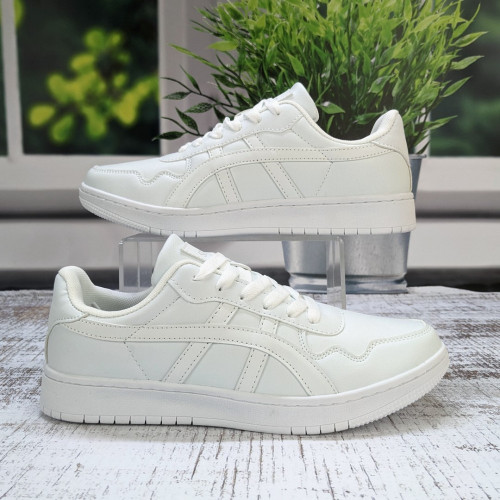  Кроссовки мужские Situo белые   демисезонные эко-кожа 3864