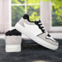 Кросівки жіночі Swin-shoes білі з чорним демісезонні 4439