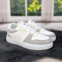 Кросівки жіночі Swin-shoes сірі з бежевим демісезонні 4439