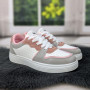 Кросівки жіночі Swin-shoes білі з рожевим демісезонні 4439