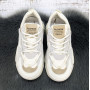 Кросівки жіночі Swin Shoes білі з сірим на об'ємній підошві демісезонні 4454