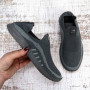 Кросівки мокасини чоловічі Paolla сірі текстильні 3564