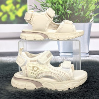 Босоножки детские для девочки Jong Golf бежевые спортивного плана 5413-2