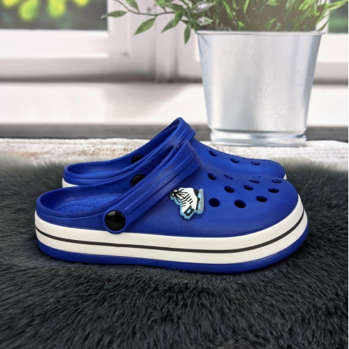 Крокси дитячі для хлопчика Luck Line яскраво-сині 5108-3