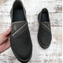 Мокасини чоловічі Dago Style сіро-зелені (стоун) текстильні сітка 3243