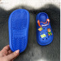 Кроксы детские для мальчика Fashion синие с мишкой 5783