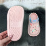 Крокси дитячі для дівчинки Fashion рожеві з зайчиком 5783